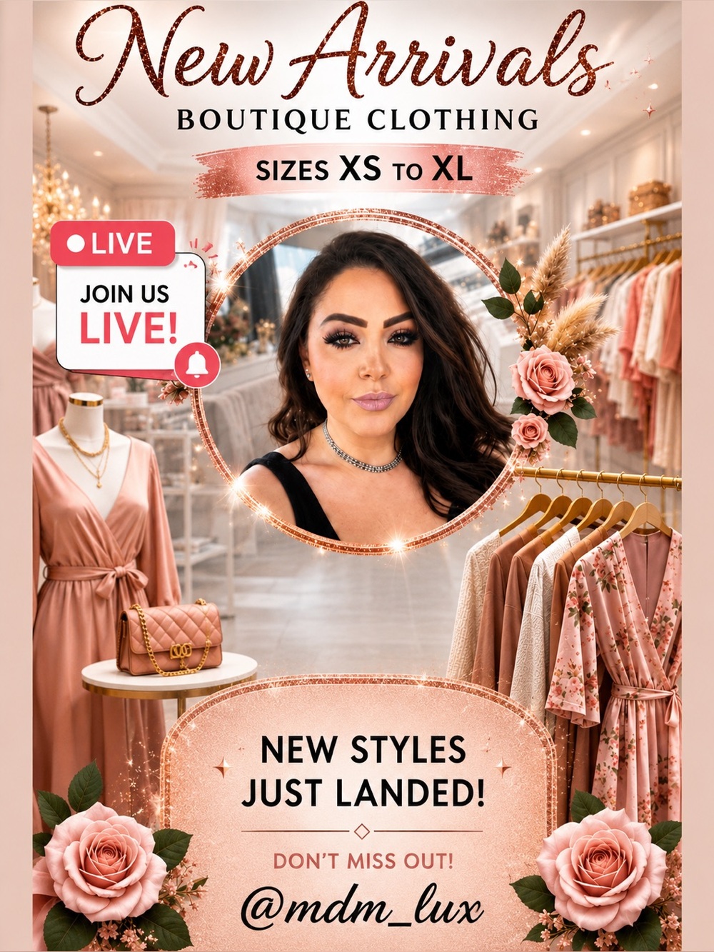 MDM LUX IS LIVE 🖤 Live Show Notification!!🖤
